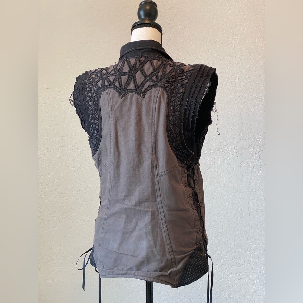 Phoenix Rising Artists unisex vest / festival Burning Man style - Picture 11 of 13